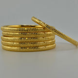 Size SMALL I 21K Yellow Gold Set of 6 Bangles I 62.76 grams I 199281