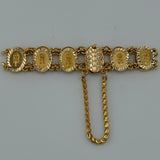 Luxury Rose Link Bracelet with Halabi Safety Chain 23.96 grams I 199309