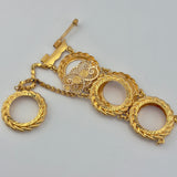 Coin Frame Bracelet
