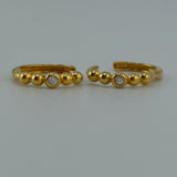 Premium Hoops with Stone 2.74 grams I 199313