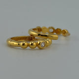 Premium Hoops with Stone 2.74 grams I 199313