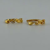 Premium Floral Style Hoops 3.22 grams I 199317