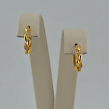 Premium Floral Style Hoops 3.22 grams I 199317