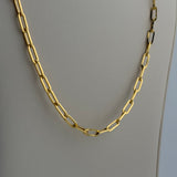 Paperclip Style Necklace 6.78 grams I 197616