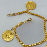21k Gold Rashadi Charm Halabi Bracelet 19.86 grams | 204627
