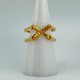 21k Gold Crossover Ring 3.47 grams | 204666