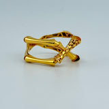 21k Gold Crossover Ring 3.47 grams | 204666