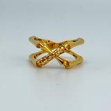 21k Gold Crossover Ring 3.47 grams | 204666