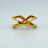 21k Gold Crossover Ring 3.47 grams | 204666