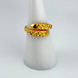 21k Gold Modern Crossover Ring 2.93 grams | 204669