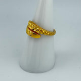 21k Gold Modern Crossover Ring 2.93 grams | 204669