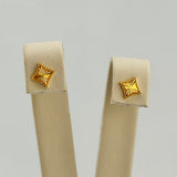 BABY STUDS 21k Gold Sunburst Earrings 1.32 grams | 204684