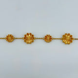 21k Gold Motif Flower Bracelet 12.69 grams | 204690