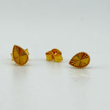 BABY STUDS 21k Gold Pear Shape earrings 1.28 grams | 204693