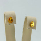 BABY STUDS 21k Gold Pear Shape earrings 1.28 grams | 204693