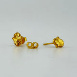 BABY STUDS 21k Gold Hamza earrings 1.34 grams | 204694