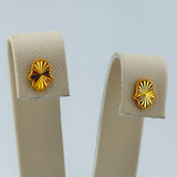 BABY STUDS 21k Gold Hamza earrings 1.34 grams | 204694