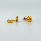 BABY STUDS 21k Gold Flower earrings 1.63 grams | 204701