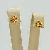 BABY STUDS 21k Gold Flower earrings 1.63 grams | 204701
