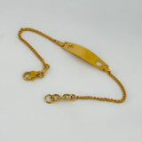 BABY Bracelet 21k Gold 6 inch 2.44 grams | 204732