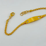 BABY Bracelet 21k Gold 6 inch 3.24 grams | 204733