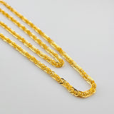 Modern Halabi Gold Necklace 2 Meters