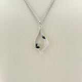 Floral Sapphire Necklace