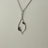 Floral Sapphire Necklace