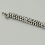 3 Row Diamond Tennis Bracelet
