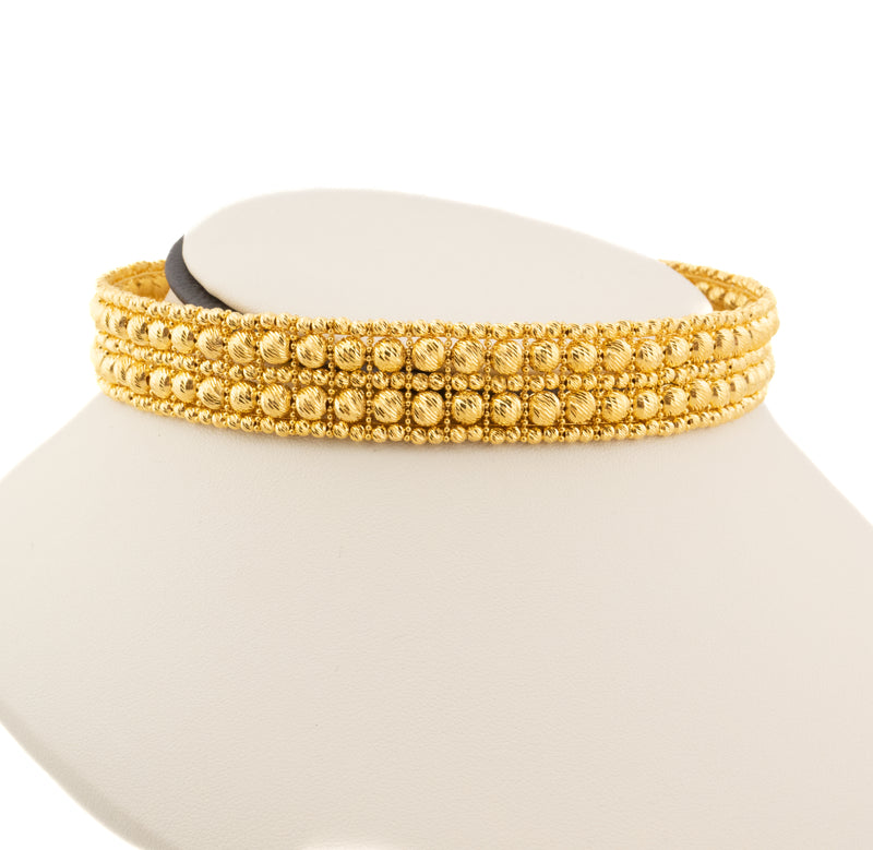 Gold Choker Modern Dubai