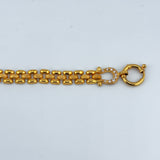 21k Gold Luxury 3 Row with Stones 22.24 grams | 202132