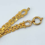 21k Gold Luxury 3 Row with Stones 22.24 grams | 202132