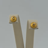 Textured Star Gold Stud Earrings 2.06 grams | 200011