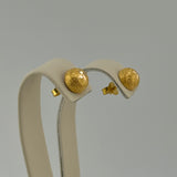Textured Star Gold Stud Earrings 2.06 grams | 200011