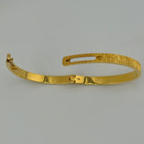 Radiant Diamond-Cut Gold Bangle 20.91 grams | 200012