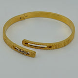 Radiant Diamond-Cut Gold Bangle 20.91 grams | 200012