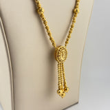 21k Gold Rose Bead Set Dropdown 38.65 grams | 205172
