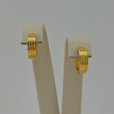 Huggie 21k Gold Hoops 4.2 grams | 200078