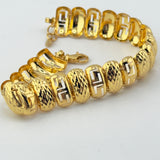 21k Gold Bracelet 13.52 grams 7.5 in & 13mm | 205105