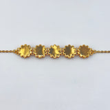 21k Gold 10.67 grams 5 Flower Motif | 205269