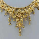 Floral Drop Necklace & Earrings Set 64.53 grams | 200318
