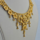 Floral Drop Necklace & Earrings Set 64.53 grams | 200318
