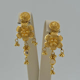 Floral Drop Necklace & Earrings Set 64.53 grams | 200318