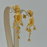 Floral Drop Necklace & Earrings Set 64.53 grams | 200318