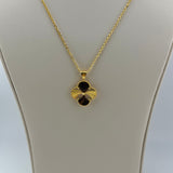 Extra Large Clover pendant Gold Necklace 8.15 grams | 200328