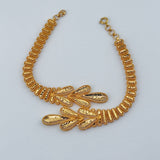 21k Gold Floral Graduating Full Set 34.72 grams | 205520