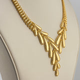 21k Gold Floral Graduating Full Set 34.72 grams | 205520