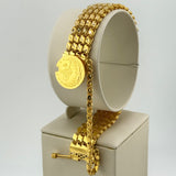 Rashadi Coin Halabi Bracelet (4 Row) 36.13 grams | 200339