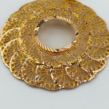 Traditional Lira Frame Pendant (2 Row) 19.89 grams | 200115