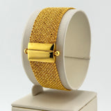Textured Gold Bracelet (7 inch) 20.21 grams | 200336